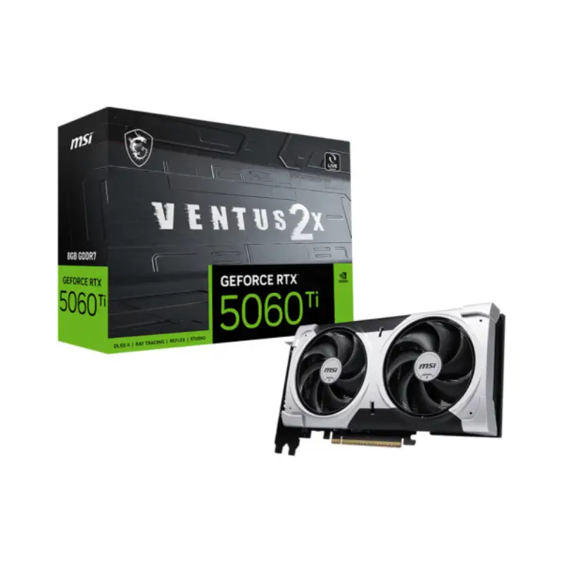 MSI GeForce RTX 5060 Ti 8G VENTUS 2X PLUS au Prix Maroc