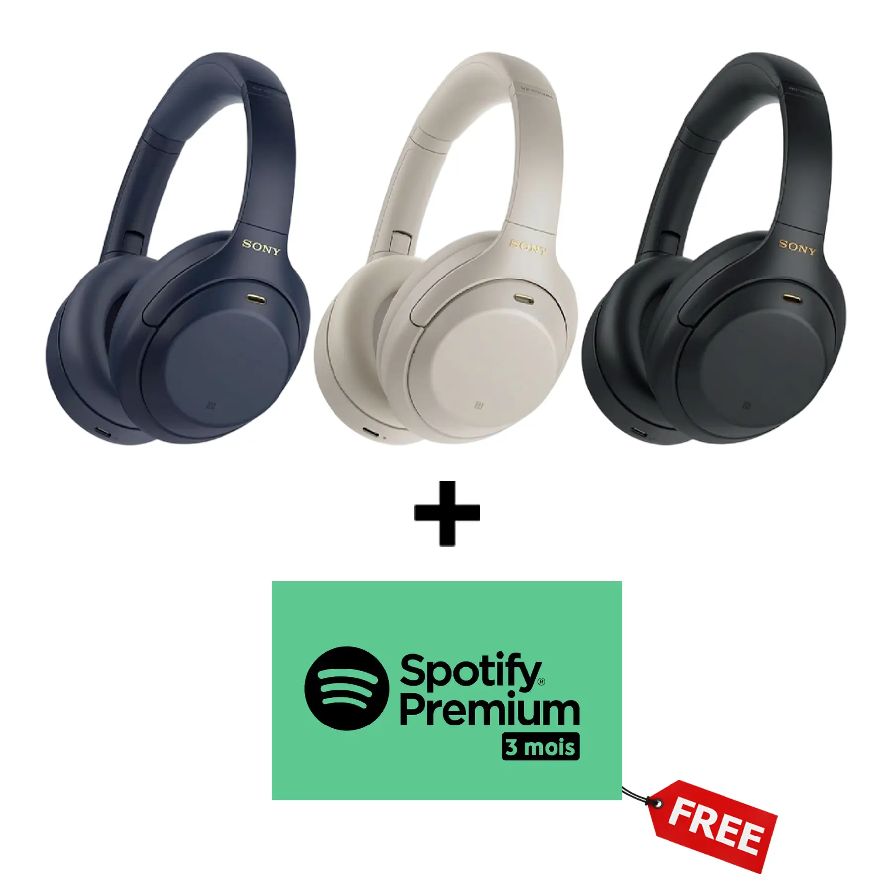 Pack Sony WH-1000XM4 avec abonnement Spotify – Casque haut de gamme et musique gratuite au Maroc