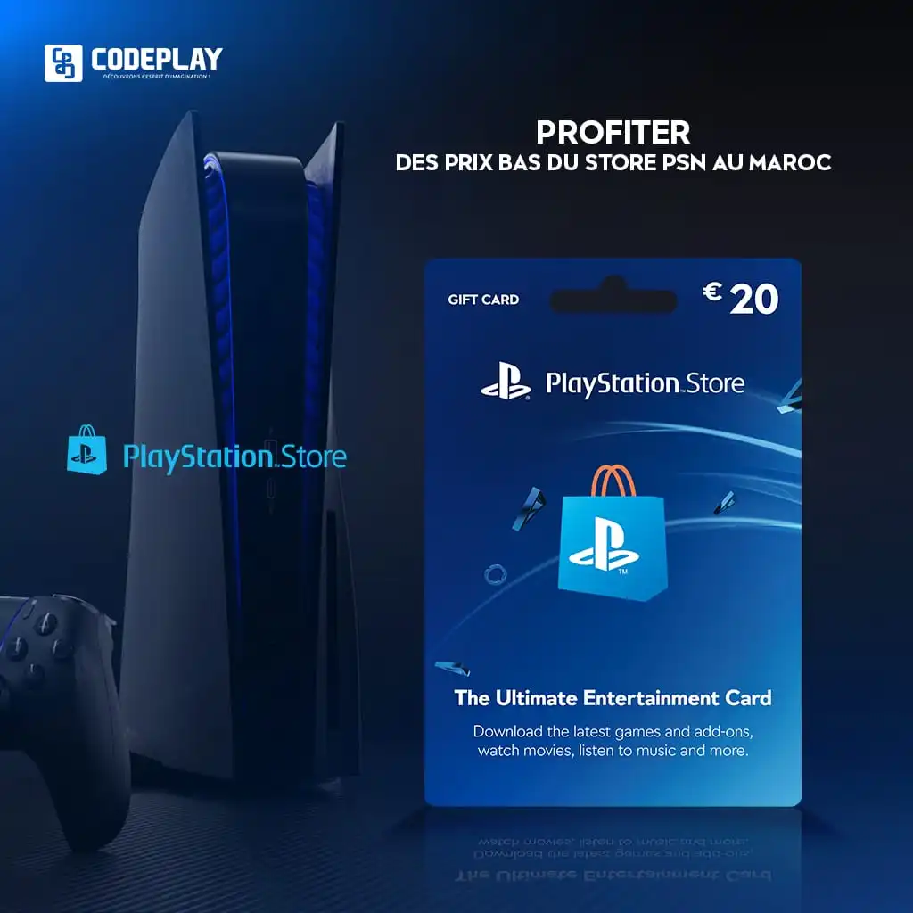 Cartes PSN Maroc – codes PlayStation en ligne