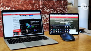 Utilisation d’une tablette comme deuxième écran à côté d’un ordinateur portable
