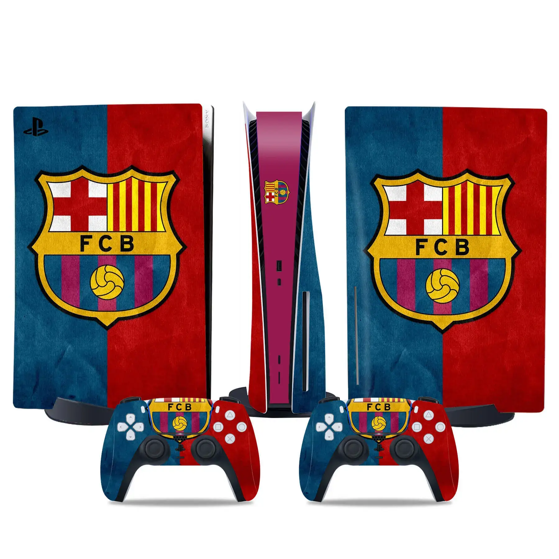 Stickers FC Barcelona pour PS5 Disc