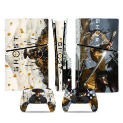 Stickers Ghost of Tsushima pour PS5 Slim Standard
