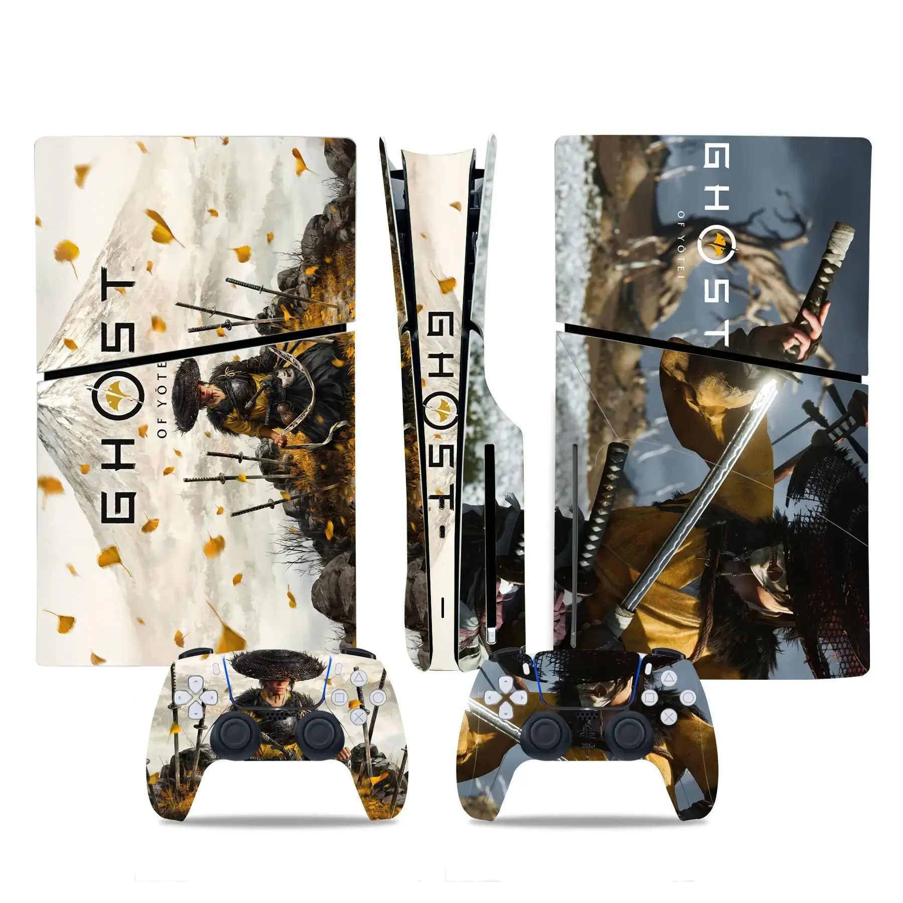 Stickers Ghost of Tsushima pour PS5 Slim Standard