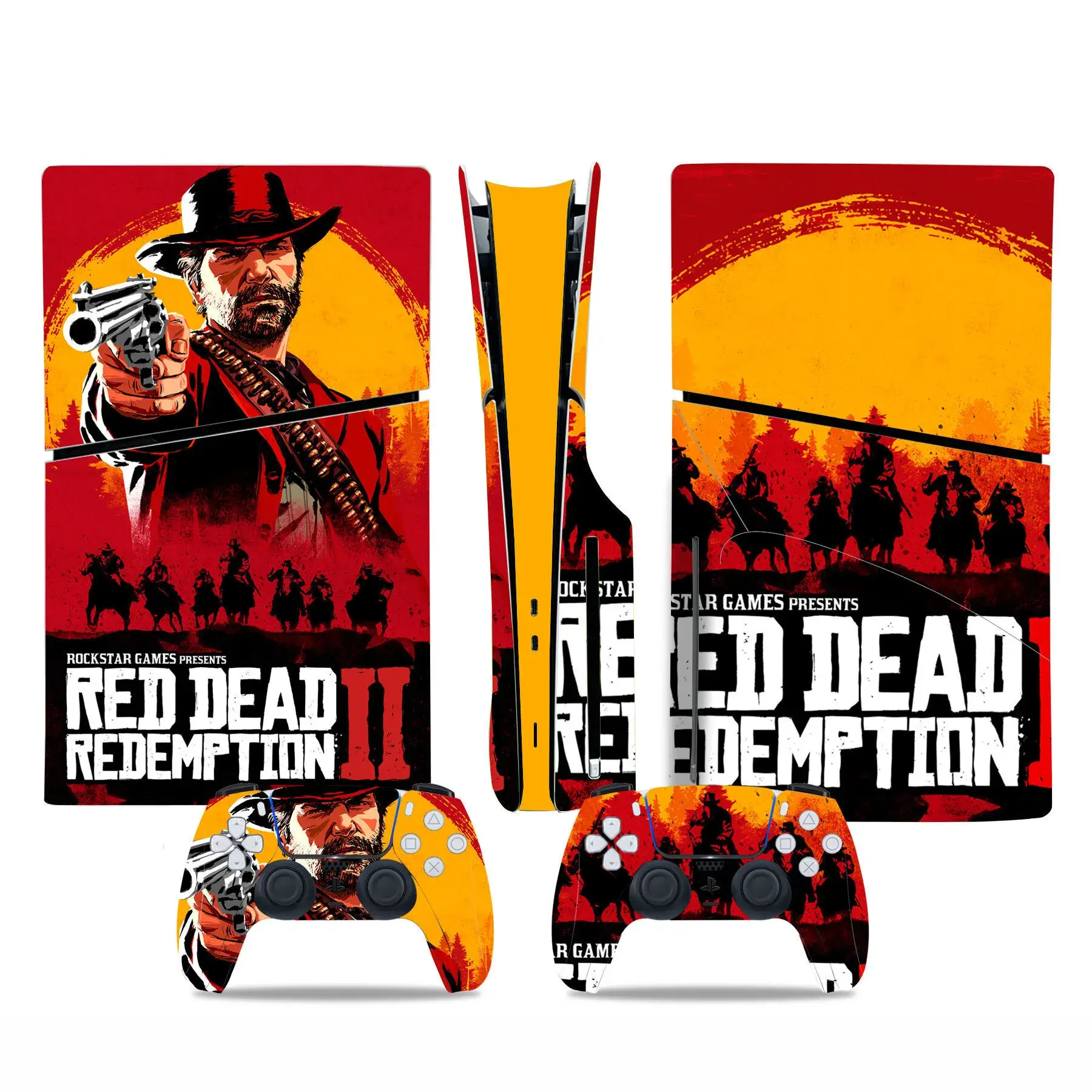 Stickers Red Dead Redemption 2 pour PS5 Slim Standard