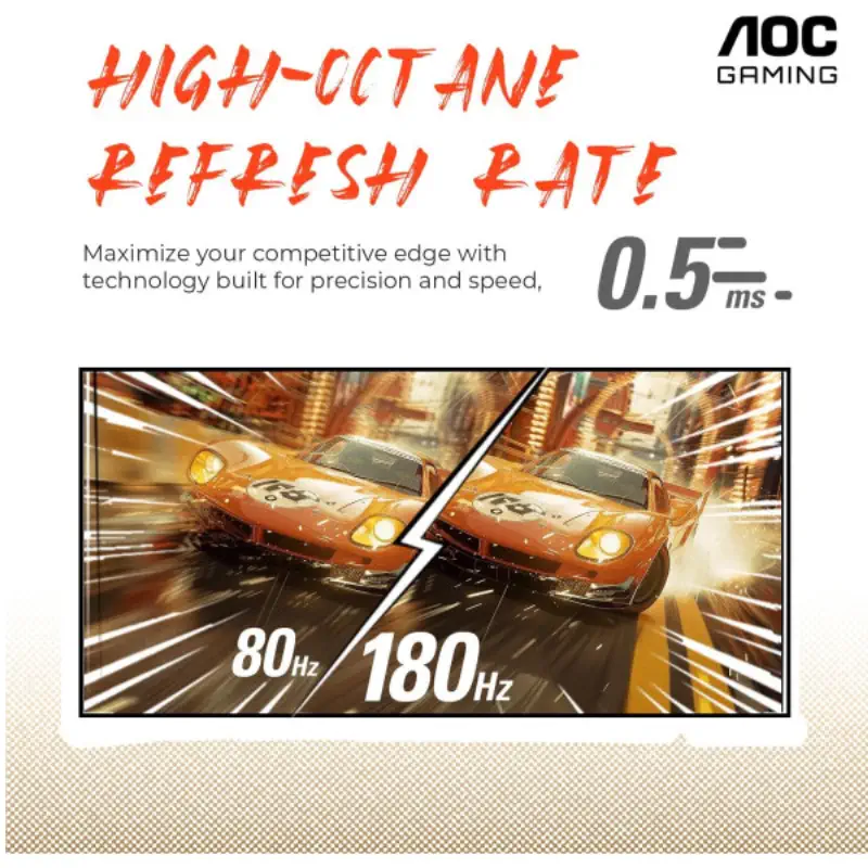 AOC C27G4H 27" 180Hz 0.5ms FHD prix maroc