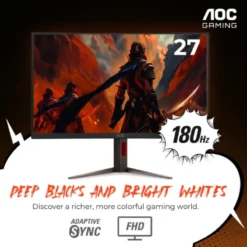AOC C27G4H 27" 180Hz 0.5ms FHD prix maroc