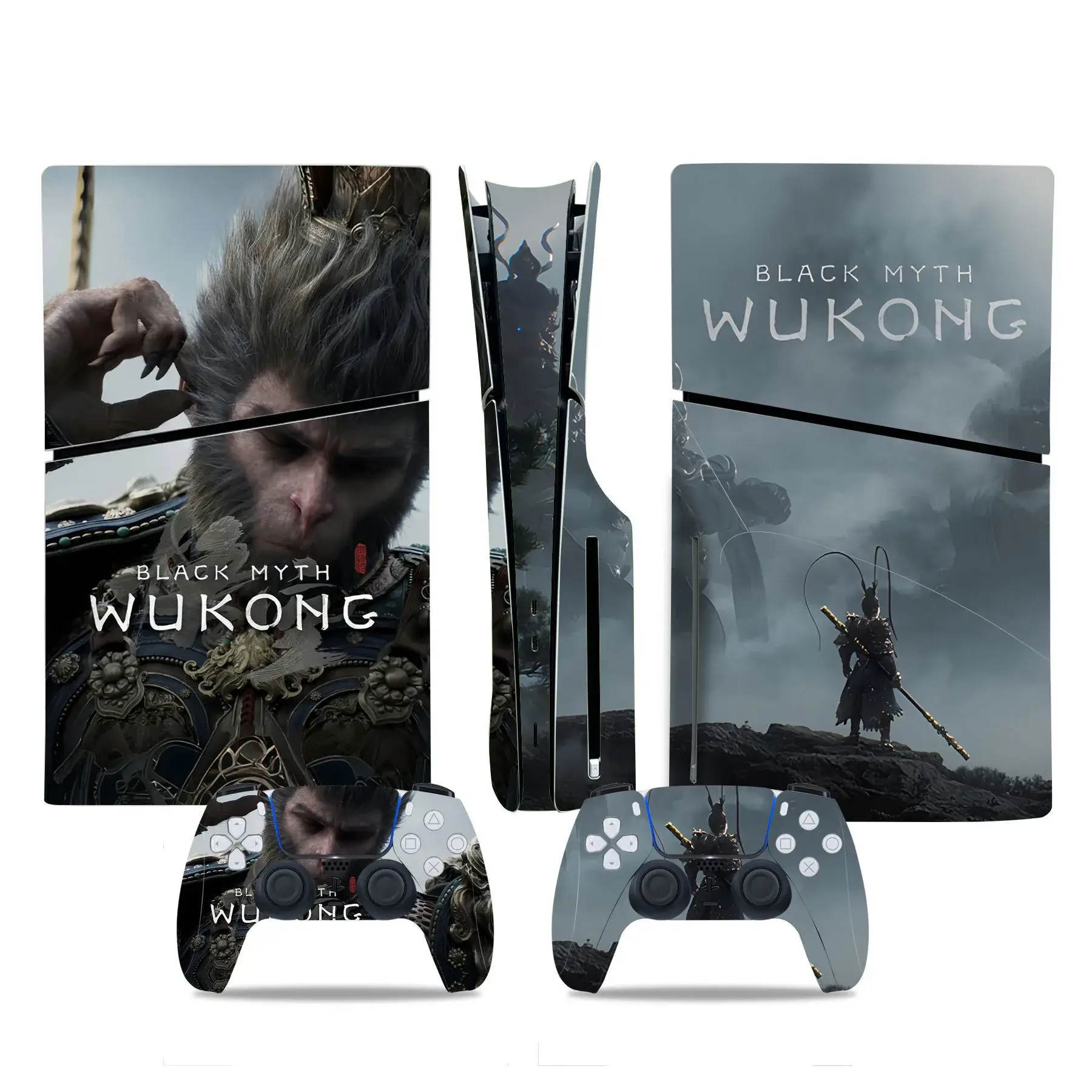Sticker Wukong pour PS5 Slim Standard