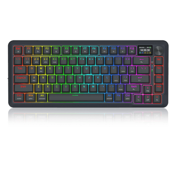 Redragon K708 Pro LCD Wireless Mechanical Keyboard (Black) Prix Maroc