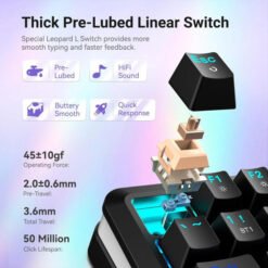 Redragon K708 Pro LCD Wireless Mechanical Keyboard (Black) Prix Maroc