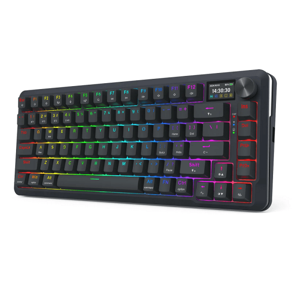 Redragon K708 Pro LCD Wireless Mechanical Keyboard (Black) Prix Maroc