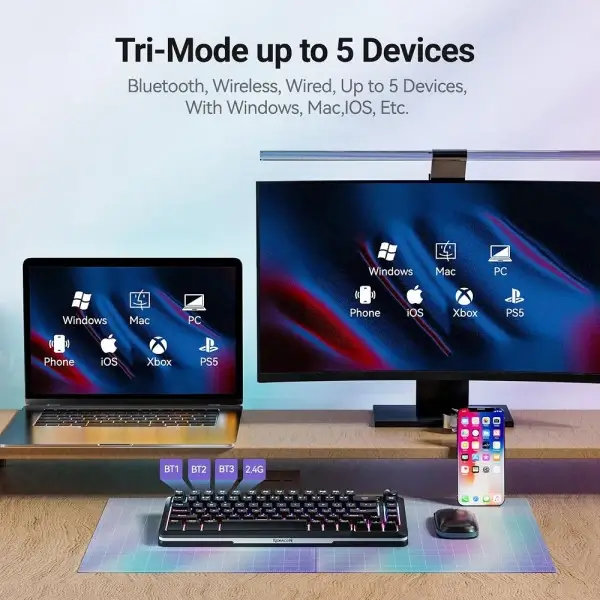 Redragon K708 Pro LCD Wireless Prix MAROC