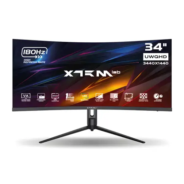 XTRMLAB X34G18VCQ 34" 180Hz WQHD incurvé MAROC