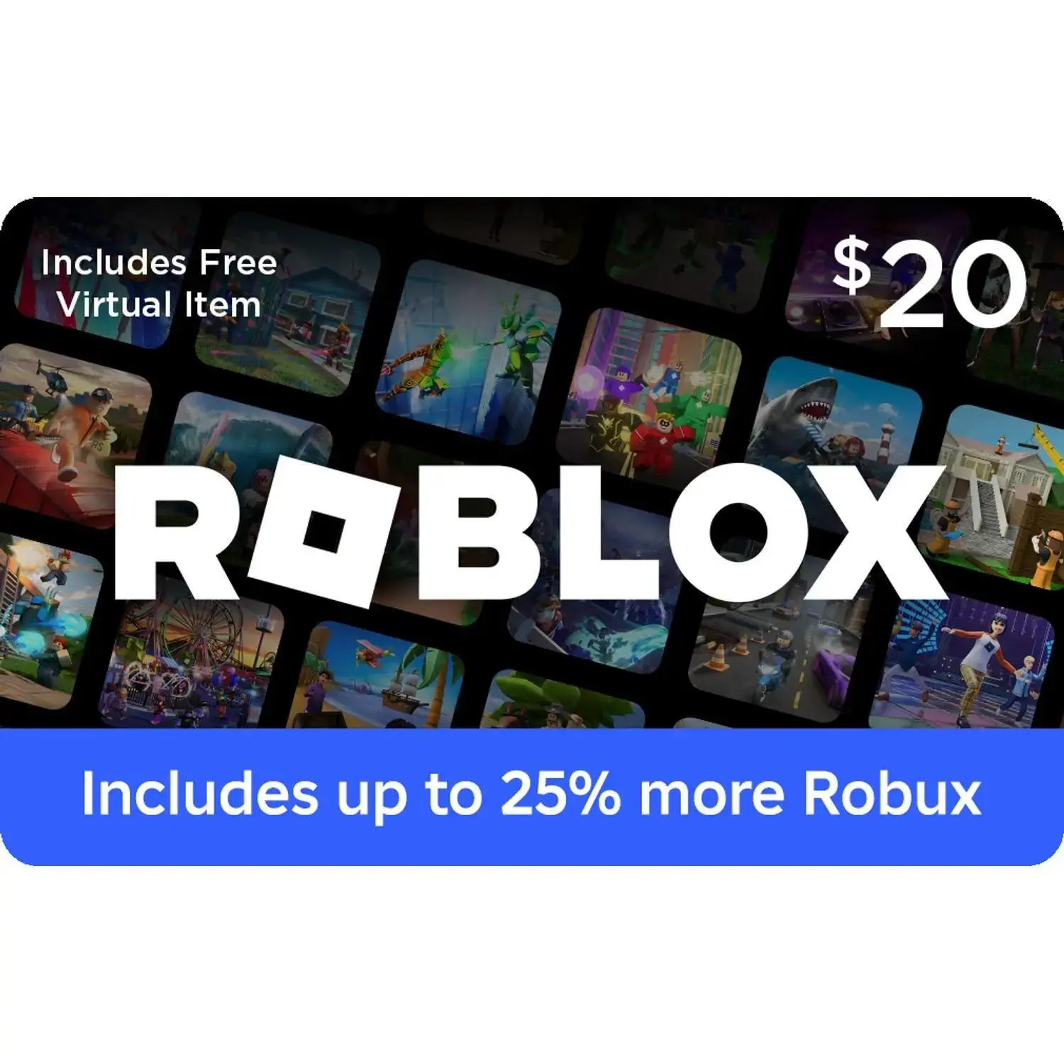 Carte Cadeau Roblox 20 USD