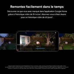 Google Nest Cam avec projecteur (Extérieur – Filaire)