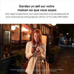 Google Nest Cam avec projecteur (Extérieur – Filaire)