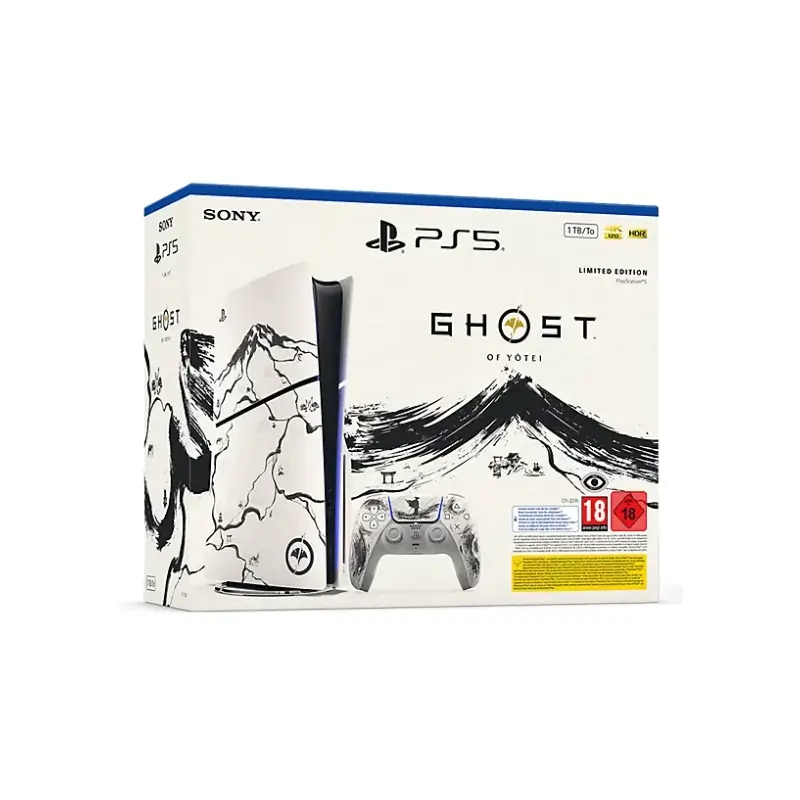 Pack console PlayStation®5 – Black Édition limitée Ghost of Yōtei