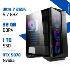 PC Gamer Zonetech Ultra 7 265K / 1TB SSD / 32GB / RTX 5070