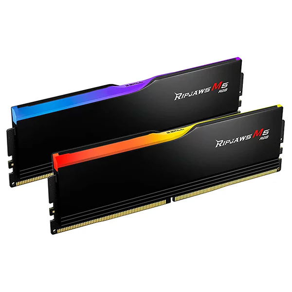 G.Skill Ripjaws M5 RGB Series Black 32Go (2x 16Go) DDR5 6000 MHz CL30 – Image 2
