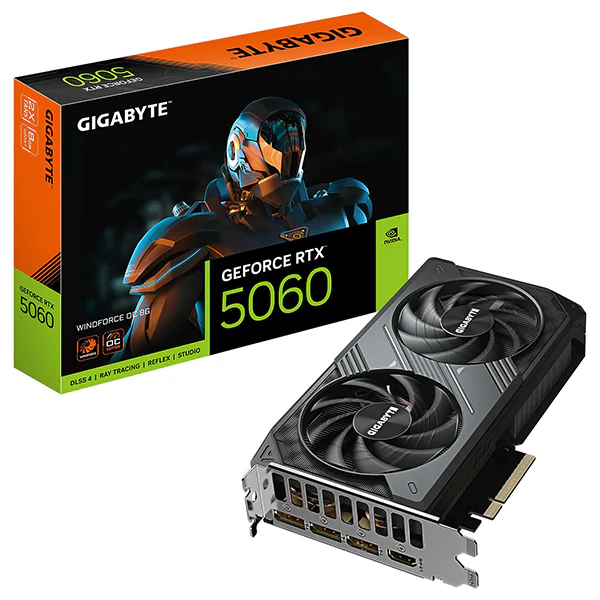 Gigabyte GeForce RTX 5060 WINDFORCE OC 8G : la nouvelle génération du gaming accessible