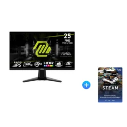 MSI MAG 255XF 24.5" IPS 300Hz + Steam Gift Card 20$