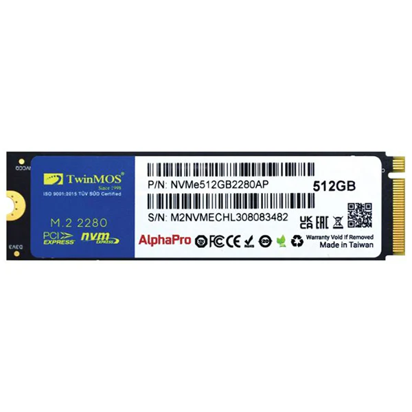 TwinMOS AlphaPro M.2 PCIe NVMe 512GB