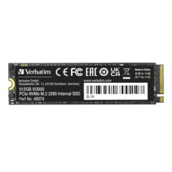 VERBATIM Vi3000 512 GB M.2 PCle GEN3X4