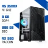 PC Gamer Ryzen 5 3500X / 256 Go SSD / 8 Go RAM / RX 580