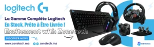 Logitech au Maroc : les meilleurs accessoires gaming et bureautiques sur Zonetech.ma