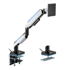 XTRMLAB L210C-16TDL-BWG – Bras de moniteur jusqu’à 49" avec éclairage RGB