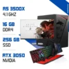Setup Complet PC Gamer Zonetech Ryzen 5 3500X / 256GB SSD / 16GB / RTX 3050 marrakech