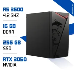 PC Gamer Zonetech Ryzen 5 3600 / 256 GB SSD / 16GB / RTX 3050 6GB Maroc