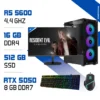 Setup Complet PC Gamer Zonetech Ryzen 5 5600 / 512GB SSD / 16GB / RTX 5050 (ZOTAC)