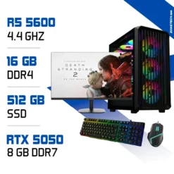 Setup Complet PC Gamer Zonetech Ryzen 5 5600 / 512GB SSD / 16GB / RTX 5050 MARRAKECH