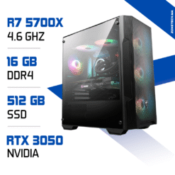 PC Gamer Zonetech Ryzen 7 5700X / 512GB SSD / 16GB / RTX 3050 6GB MAROC