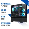 PC Gamer Zonetech Ryzen 7 5800X / 1TB SSD / 16GB / RTX 3060 12GB