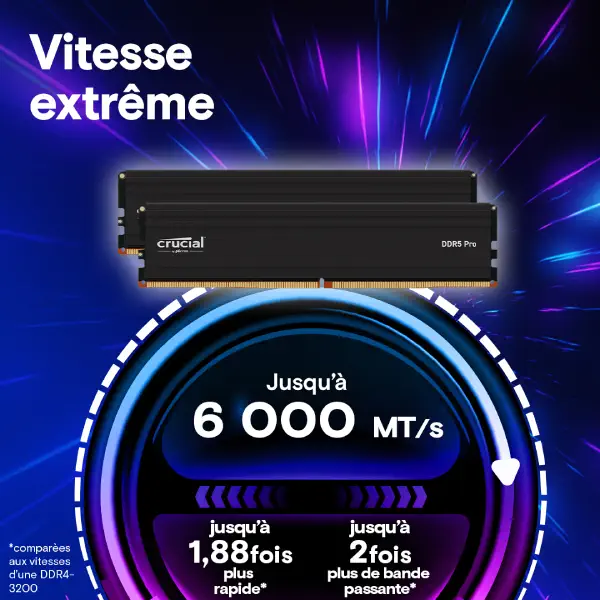 Crucial Pro 16GB DDR5-5600 prix maroc