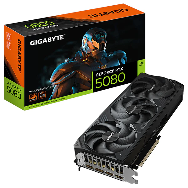 Gigabyte GeForce RTX 5080 WINDFORCE OC SFF 16G: La puissance compacte pour le gaming au Maroc