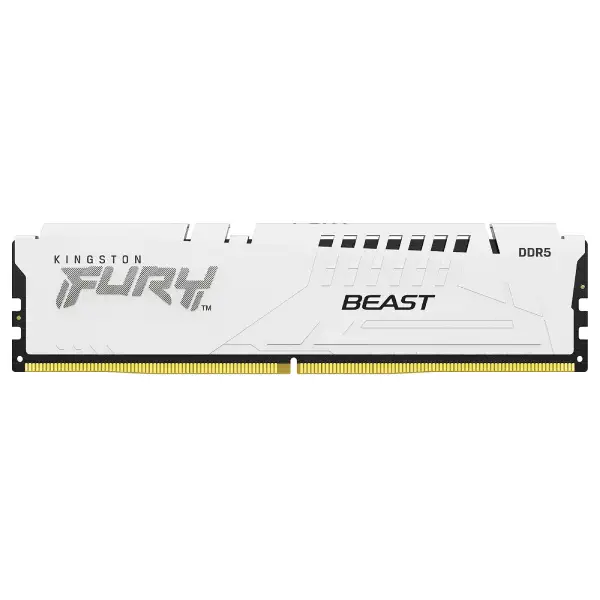 Kingston FURY Beast 64 Go (2 x 32 Go) DDR5 6400 MHz CL32 - Blanc prix maroc