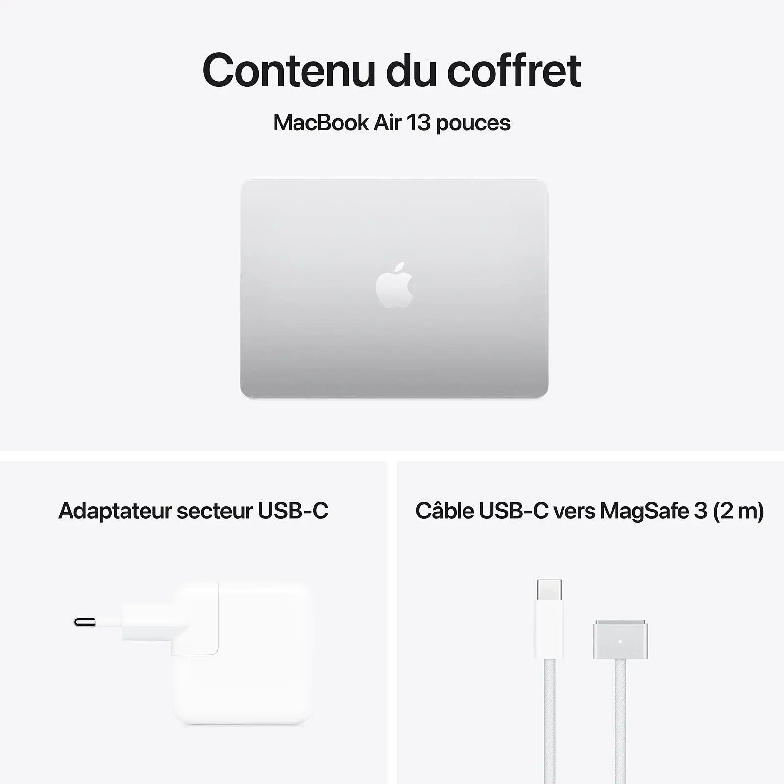 MacBook Air M4 13″ (2025) Argent – 16 Go / 512 Go SSD – Très bon état