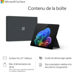 Microsoft Surface Pro Snapdragon® X Plus16Go RAMSSD 512Go13 tactile prix maroc