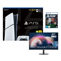 Bundle PS5 Slim Digital + XTRMLAB X27G14IFF 27 144Hz + FC26 (Code PSN)