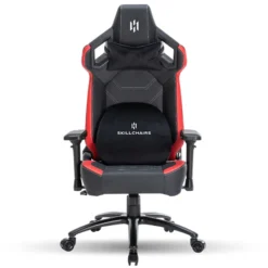 SKILLCHAIRS Fortress Series (Black/Red) – Confort, style et performance pour les gamers exigeants