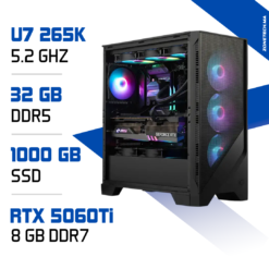 PC Gamer Ultra 7 265K / 1 To SSD / 32 Go DDR5 / RTX 5060 Ti