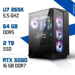 PC Pro Ultra 7 265K / 1 To SSD / 64 Go DDR5 / RTX 5080