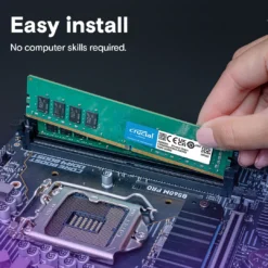 Crucial 8GB DDR4‑3200 MHz – (Sans emballage)