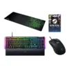 Bundle Gaming Razer BlackWidow V4 Green Switch + Razer Cobra + Tapis Razer XL + Carte Steam Gift
