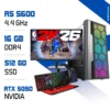 Setup Complet PC Gamer Zonetech Ryzen 5 5600 / 512GB SSD / 16GB / RTX 5050 MAROC