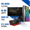 Setup Complet PC Gamer Zonetech Ryzen 5 3600 / 1TB SSD / 16GB / RTX 5050 MAROC