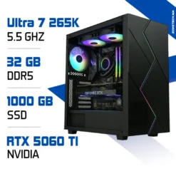 PC Gamer Ultra 7 265K / 1 To SSD / 32 Go DDR5 / RTX 5060 Ti
