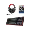 Pack Redragon H510 Lite + Redragon K617 Fizz RGB Black + Carte Steam Gift